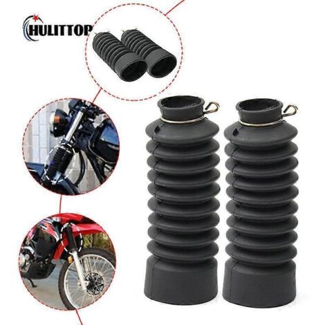 Soufflets de fourche avant de moto 30 mm, protection anti-poussière et amortisseurs pour motocross, tout-terrain et pit bike. (1/5)