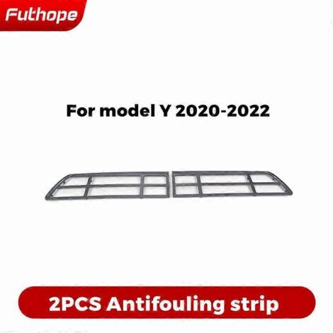 pièces de protection pour entrée d'air pour Tesla Model Y 2020-2022 - Couvercle avant anti-insectes et anti-salissures - Bande anti-salissures (1/5)