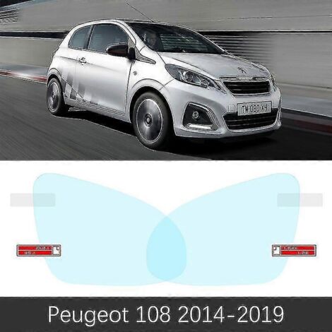 Film de protection pour rétroviseur intérieur Peugeot 107 (2005-2014) et Peugeot 108 (2015-2019) : protection intégrale, anti-buée et imperméable. Accessoires pour Peugeot 108. (1/5)