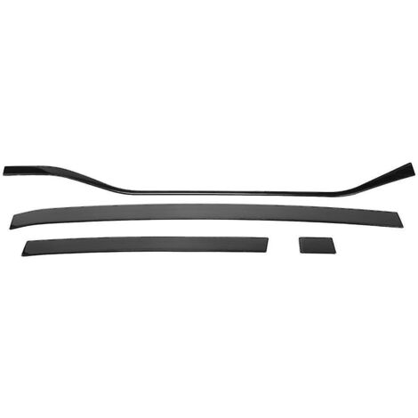 Bandes décoratives pour tableau de bord et console centrale de voiture, accessoires décoratifs 2017-2022 Noir--