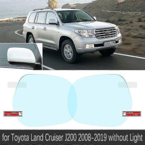 Film de protection pour rétroviseur intérieur de Toyota Land Cruiser 200 J200 LC200 (2008-2019) : protection intégrale, anti-buée et imperméable. Accessoires inclus (J200 sans clignotants). (1/5)