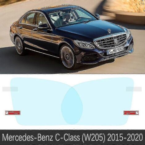 Film de protection pour rétroviseur intérieur Mercedes-Benz Classe C W203 W204 W205 (2001-2020) - Accessoires autocollants anti-buée et imperméables - Classe C (W205) 2015-2019 (1/5)