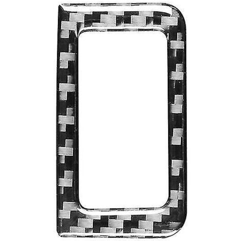 Autocollants en fibre de carbone pour A6 C8 2019-2023, cache décoratif pour bouton de commutateur de porte et de coffre, intérieur AC-- (1/5)