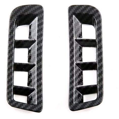 Cache décoratif de sortie d'échappement supérieure avant pour Land Cruiser J300 LC300 2022-2023 - ABS et fibre de carbone (1/5)