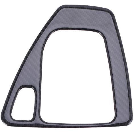 Pour BMW Série 3 E90 E92, garniture intérieure, autocollant de cache de panneau de commande de levier de vitesse en fibre de carbone, style voiture conduite à droite (1/5)