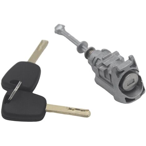 Barillet de serrure de porte avant gauche avec 2 pour 407 C4 2004-2011 2006-2008-- (1/5)