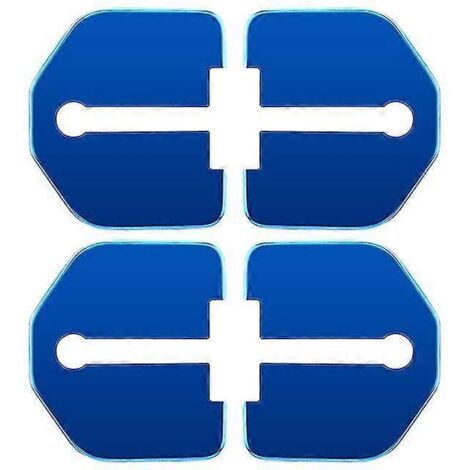 Accessoires auto - Cache-serrure de porte de protection pour Volvo XC60, S40, S80, S80L et C30 - Décoration protectrice - Bleu (1/5)