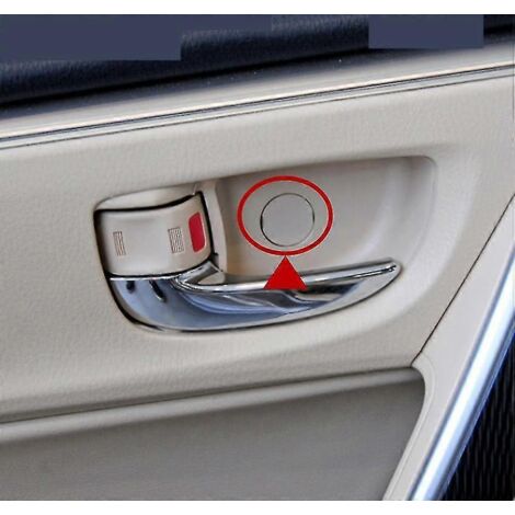 Cache-vis de poignée de porte intérieure et cache-vis de trou d'accoudoir pour Toyota Corolla, Vios, Yaris et Lexus - Poignées de porte intérieures - Corolla 2014-2018 beige (1/5)