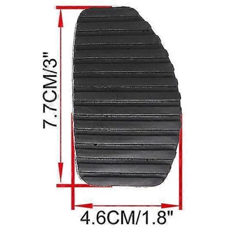 Pour Citroën Xantia 2003-1995 (modèles Saipa) : couvre-pédales de frein et d'embrayage en caoutchouc (1 pièce). Accessoires : pédales (1 pédale d'embrayage). (1/5)