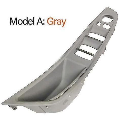 Ensemble de poignées de porte intérieures beiges et noires pour BMW Série 5 F10 F11 520i 523i 525i 528i 530i (conduite à gauche) - Gris (1/5)