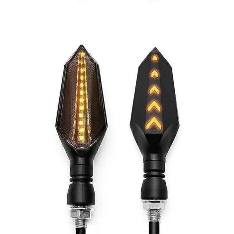 Clignotants LED SMD 2835 pour moto ZX7R, YZF R25 Adv 150, Honda VFR 800 VTEC, Xmax 300 (2 pièces, jaune) (1/4)