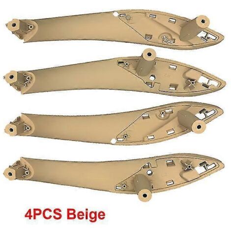 Poignées de porte intérieures de haute qualité pour BMW Série 3 (2013-2018) F30 316d, 318d, 320d et F31 320i, 325d (réf. 51417279312) - Lot de 4 poignées de porte intérieures beiges (1/5)