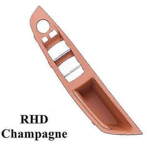 Poignée de porte intérieure pour BMW Série 5 F10 F11 F18 520 523 (conduite à droite, gris, beige, noir) - Coloris Champagne (1/5)