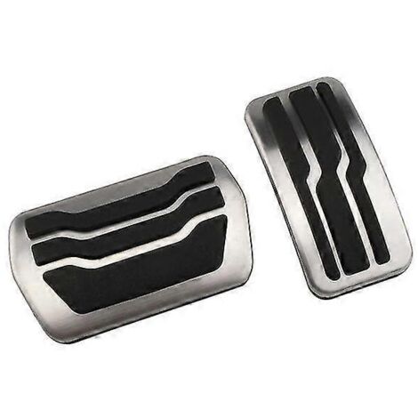 Couvre-pédales en acier inoxydable pour Ford Focus 2, 3, 4, Mk2, Mk3, Mk4, Kuga, Escape, RS, ST (2005-2019) : jeu de pédales d'embrayage, d'accélérateur et de frein (sans repose-pieds). (1/5)