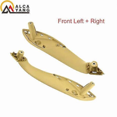 Poignées de porte intérieures gauche et droite pour BMW Série 3 F30 F35 316 318 320 323 325 330 (2012-2017) - Beige - Lot de 2 - Avant (1/5)