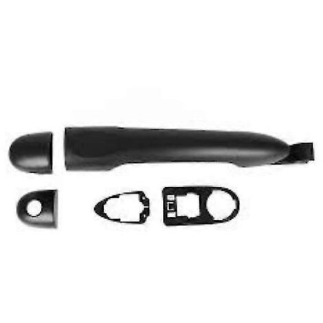 Poignée d'ouverture de porte extérieure argentée pour Renault Fluence OE 806B02596R - Pièces détachées automobiles de haute qualité - Poignées de porte intérieures noires (lot de 2) (1/5)