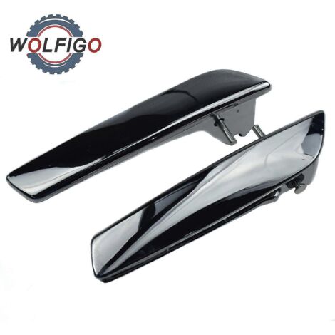 Poignées de porte intérieures Wolfigo (paire gauche et droite) pour Chevy GMC Sierra Cadillac Escalade 2007-2014 19299865 15936892 15936893 - Poignées de porte intérieures (1/5)