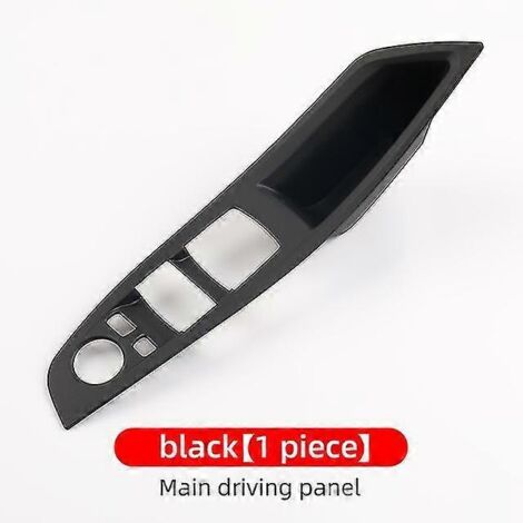Garniture adhésive pour accoudoir côté conducteur, compatible avec BMW Série 5 F10 F18 520 525 528 530 535 - Accessoires intérieurs - Poignées de porte intérieures - Noir, côté conducteur (1/5)