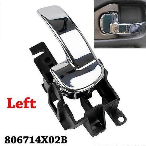Poignée de porte intérieure avant/arrière gauche/droite pour Nissan Navara D40 Pathfinder R51 806714x02b 806704x02b - Poignée de porte intérieure gauche (1/5)