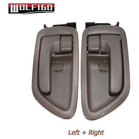 Poignées de porte intérieures Wolfigo neuves, couleur beige, pour Toyota Sequoia, Tundra et Avalon (références 69205-0c030-e1 et 69206-0c030-e1) - Paire (1/5)