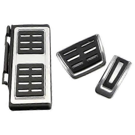 Pédales Lilmanta Auto pour Seat Tarraco Ibiza Leon Arona Ateca 2018-2021, repose-pieds en acier inoxydable, couvre-pédales de frein et d'accélérateur - Pédales automatiques avec repose-pieds (1/5)