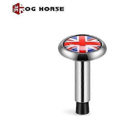 Lot de 2 goupilles décoratives Union Jack pour bouton de verrouillage de porte Mini Cooper S One JCW R50 R53 R55 R56 R57 R58 R59 R60 R61 F60 F55 F56 F57 - Protection de verrouillage de porte - Vert ar (1/5)