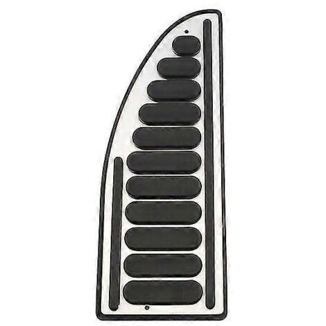 Repose-pédales en acier inoxydable pour Jeep Renegade, Compass et Fiat 500x (2014-2020) - Accessoires Pédales 1 pièce - Style 1 (1/5)
