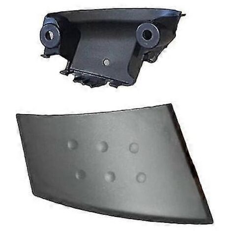 Cache de poignée intérieure grise pour Peugeot 107, Toyota Aygo et Citroën C1 (2005-2009) - Poignée de porte intérieure gauche (cache et base) (1/5)