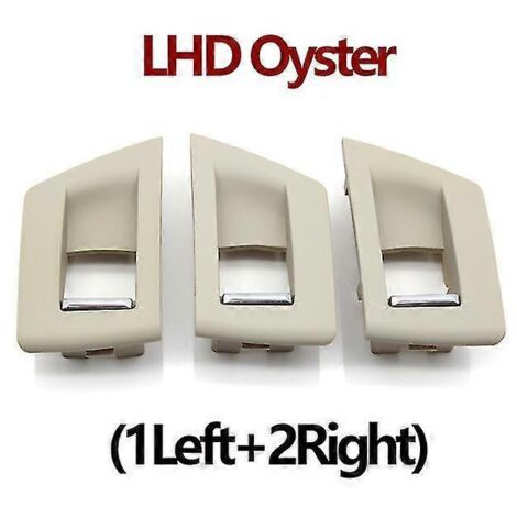 Cache de commande de lève-vitre côté passager pour BMW Série 5 F10 F11 F18 520i 523i 525i 528i 535i - Poignées de porte intérieures - Oyster (conduite à gauche) (1/5)
