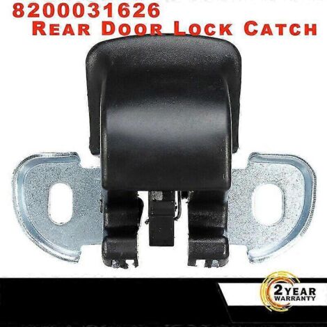 8200031626 Loquet de verrouillage inférieur de porte arrière de voiture, verrou de coffre pour Renault Master, Kangoo et Opel Movano 1998-2010 - Cache de protection pour verrou de porte (1/5)