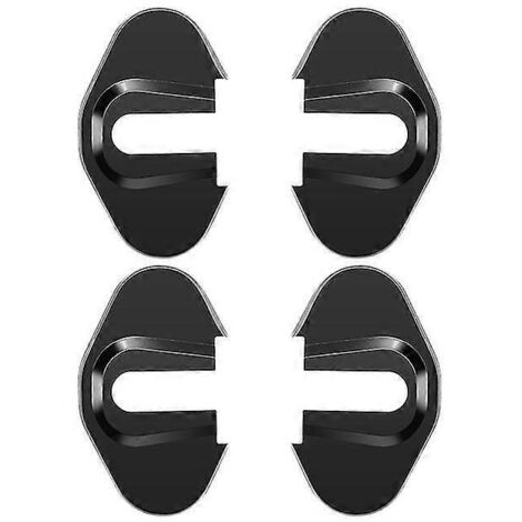 Accessoires auto - Cache-serrures de porte - Emblèmes - Étui de protection pour Chevrolet Equinox, Silverado, Trailblazer, Bolt, Cruze, Captiva Protection de serrure de porte - Noir (1/5)