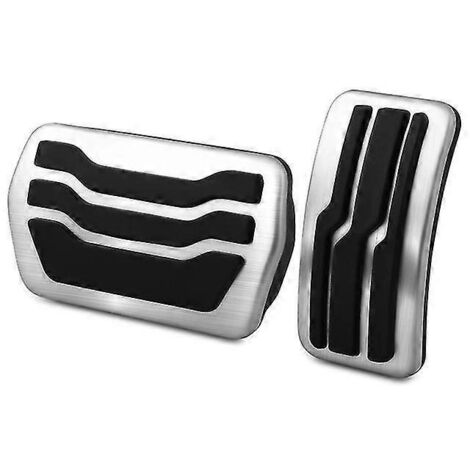Couvre-pédales en acier inoxydable pour Ford Focus 2, 3, 4, Mk2, Mk3, Mk4, RS et ST (2005-2020) et Kuga Escape (2009-2020) - 2 pièces (1/5)