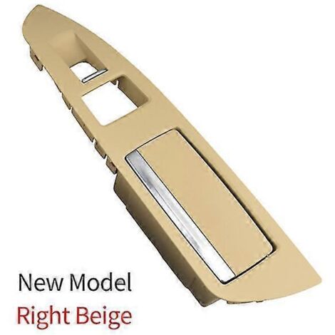 Accoudoir de porte arrière intérieur avec cendrier intégré pour BMW Série 7 730 740 F750 760 F01 F02 (conduite à gauche/droite) - Panneaux de porte intérieurs et accessoires - Beige droit (1/5)