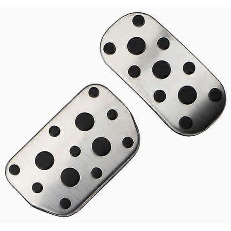 Repose-pieds antidérapants Kiqi pour Toyota C-HR (2016-2020) - Accessoires en acier inoxydable - 2 pièces (sans repose-pieds) (1/5)