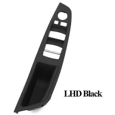 Ensemble de 7 poignées de porte intérieures en plastique pour BMW Série 5 F10 F11 F18 520i 523i 525i 528i 535i - Poignée de porte intérieure - Accoudoir gauche - Noir (1/5)