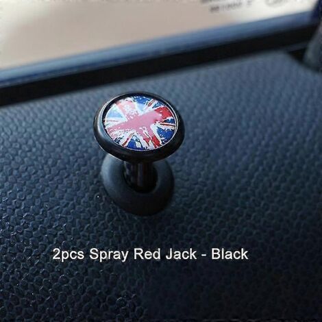 Lot de 2 autocollants de protection pour goupille de verrouillage de porte intérieure Mini Cooper JCW One S F54 F55 F60 R55 R56 R59 R60 R61 Countryman - Accessoires - Protection de verrouillage de por (1/5)