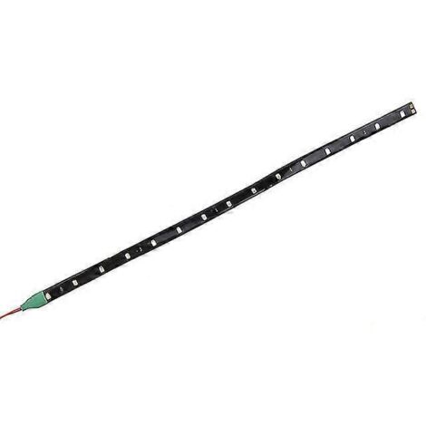 bande LED flexible 12 V 30 cm 15 SMD pour voiture, éclairage d'ambiance étanche, accessoires décoratifs pour moto - Vert (1/4)