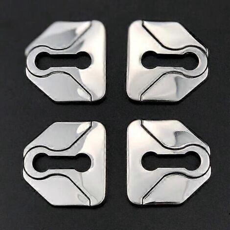 Accessoires auto - Protection antirouille pour serrures de porte Subaru Forester Outback Legacy Impreza XV BRZ Viziv Levorg Ascent Exiga - Protection serrure de porte - Acier inoxydable (lot de 4) (1/5)