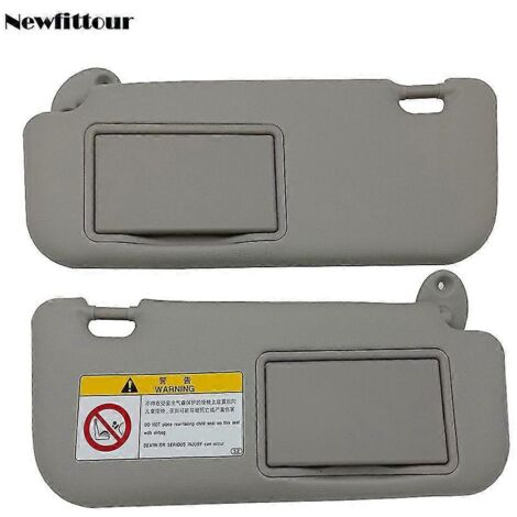 Pare-soleil intérieur gauche/droit avec miroir pour Toyota Corolla 2014-2018 (1/5)