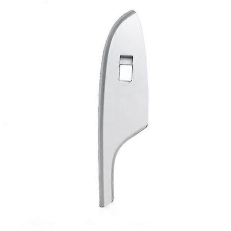 Pour Toyota Corolla (2007-2013) avec conduite à gauche : cache du panneau de commande de lève-vitre électrique (avant droit) argenté. (1/5)