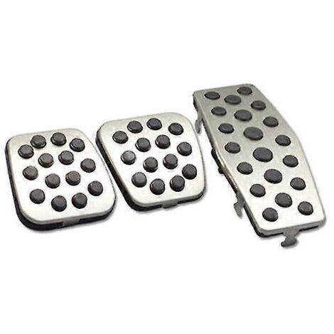 Couvre-pédales en acier inoxydable pour Chevrolet Cruze, Trax, Malibu, Opel Mokka (2013-2015), Astra J et Insignia - Pédales avec clip pour boîte manuelle (1/5)