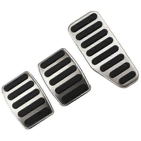 Couvre-pédales pour Suzuki S-Cross, Aerio, Splash, Sidekick, Swift, Jimny, Vitara, Alivio, Kizashi, SX4, Baleno, Ignis, Ciaz, Alto, Spacia, MT - Style 2 MT (lot de 3)
