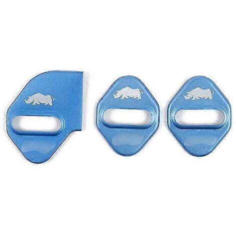 Coque de protection décorative en alliage d'aluminium pour serrure de porte de voiture Suzuki Jimny 2019+ - Accessoires auto - Bleu - Lot de 2 (1/5)