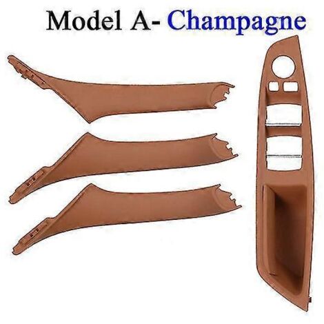 Nouvelle poignée de porte intérieure pour BMW Série 5 F10 F11 F18 520i 523i 525i 528i 535i (conduite à droite) - Coloris Champagne (1/5)
