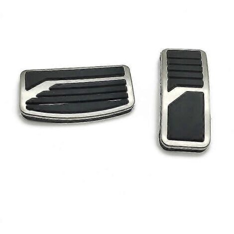 Couvre-pédales en acier inoxydable pour Mitsubishi ASX, Outlander, Lancer EX, Eclipse, Cross et Pajero - Pédales - AT (1/5)