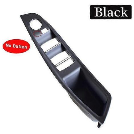 Garniture de poignée de porte intérieure gauche (côté conducteur) améliorée, beige et noir, pour BMW Série 5 F10 F11 F18 520i 523i 525i 528i 535i - Poignée de porte intérieure - Noir - Conduite à gauc (1/5)
