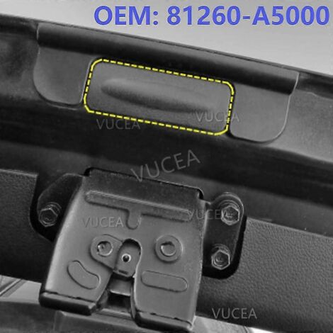 Poignée extérieure de hayon neuve et authentique 81260a5000 81260-a5000 pour Hyundai Elantra GT I30 Kia Ceed, bouton d'ouverture de hayon 2013 - 2018 - Protection de verrouillage de porte (1/5)