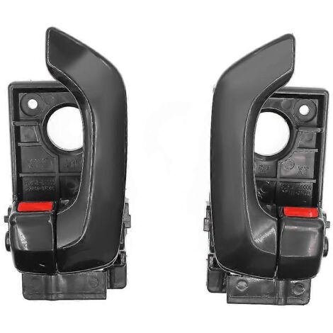 Poignées de porte intérieures gauche et droite (lot de 4) pour Kia Optima 2006-2010 (2.4L et 2.7L), noires, références 82620-2G000 et 82610-2G000-B. (1/5)