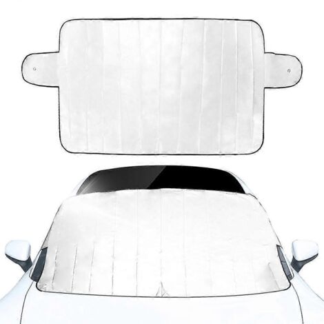 Pare-soleil de pare-brise avant de voiture de qualité supérieure pour Mazda 3, 6, 2, CX-5, CX-9, CX-3, CX-30, MPS, Demio, Axela, Atenza, MX-5, BT-50, Biante, MS - Accessoires auto - Sans logo (1/5)