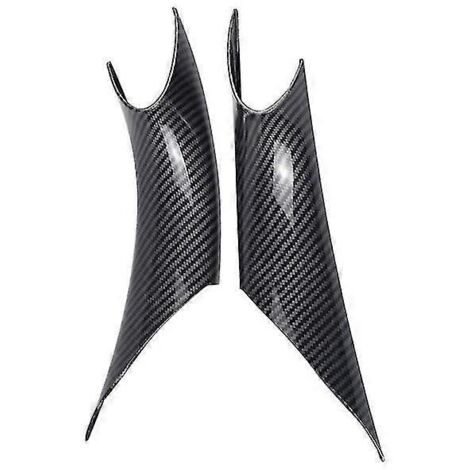 Lot de 2 protections de poignées de porte intérieures style fibre de carbone pour BMW Série 3 et 4 F30 F35 (2012-2018) - Poignée de porte intérieure style fibre de carbone (1/5)